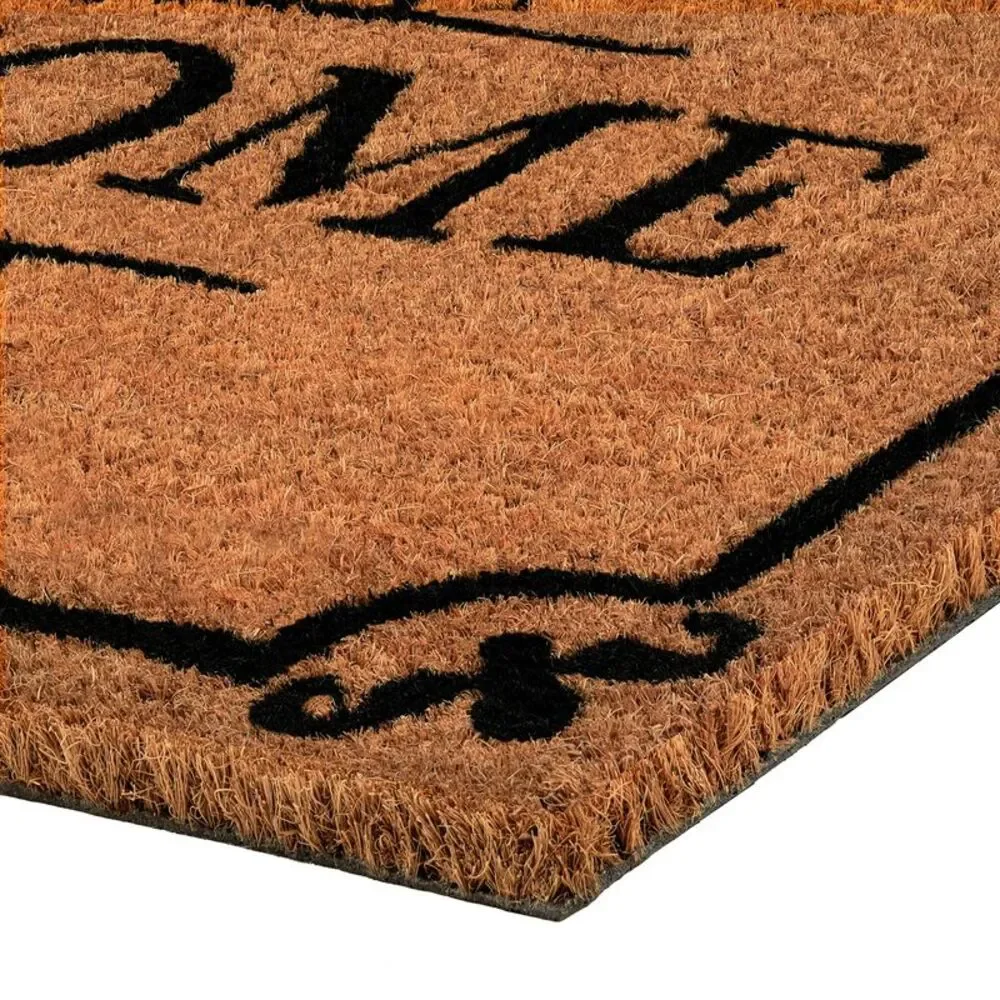 Decorative Printed Entrance Outdoor/Indoor Door Mat, Eco-Friendly 100% Natural